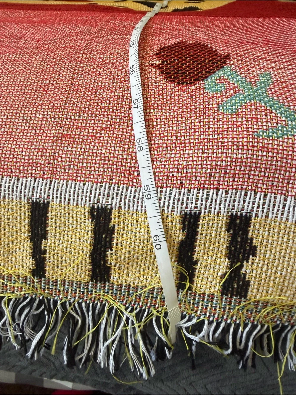 Safari Tiger & Leopard Woven Throw Blanket Fringe Tapestry 50” x 60”